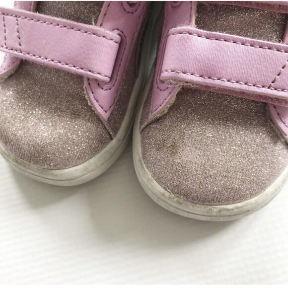Puma Pink Glitter Sneakers Size 6 - Picture 4 of 10